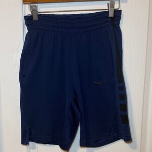 Nike Dri-Fit Elite Navy and Black Basketball Shorts EUC